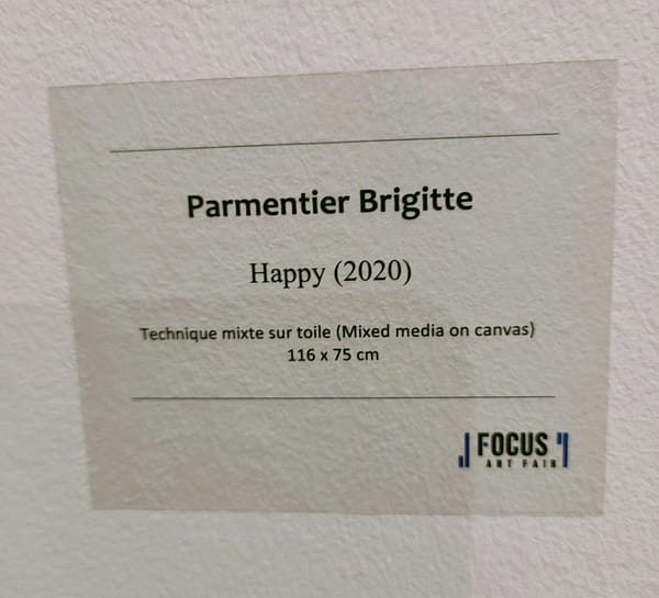 etiquette happy focus art fair paris