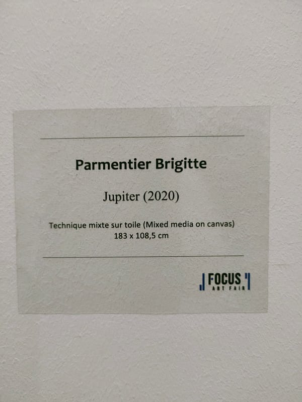 jupiter etiquette focus art fair paris
