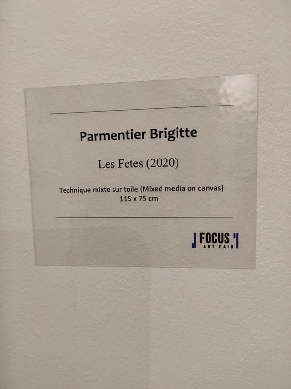 etiquette les fetes focus art fair paris